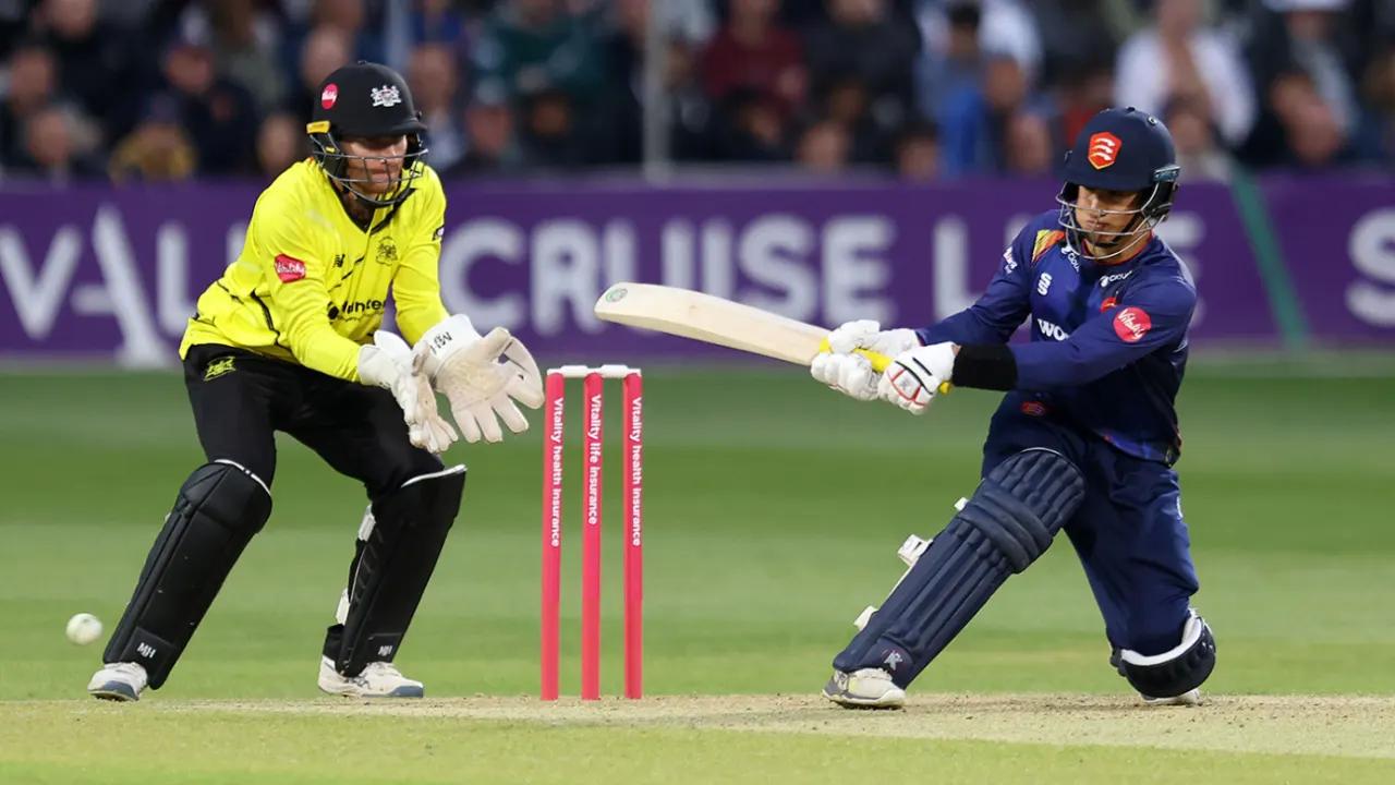 Robin Das scores his first senior white-ball hundred to crush Nottinghamshire's aspirations