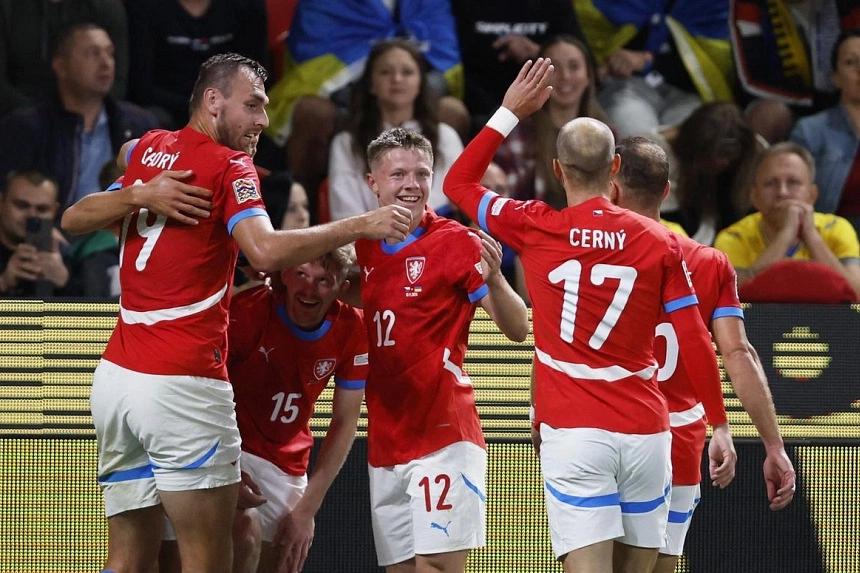 Czech Republic secures victory over Ukraine with a 3-2 win in Nations League