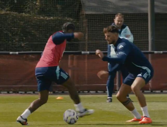 Raheem Sterling Dominates Arsenal Teammate in Training Before North London Derby