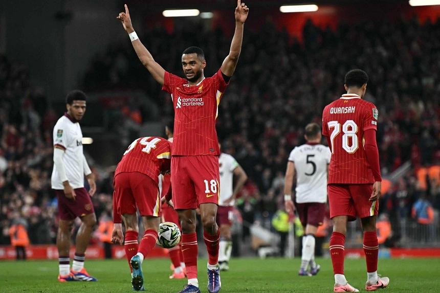 Arne Slot commends Liverpoolâ€™s dominant performance in 5-1 victory over West Ham United