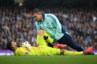 Is Arsenal goalkeeper David Raya injured for this weekend's Premier League match? Update on his injury status