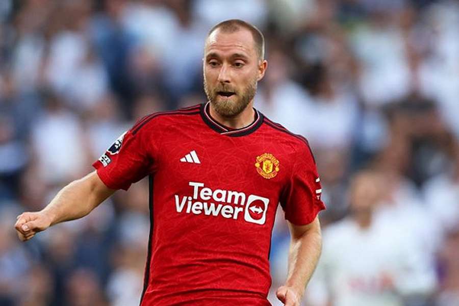 Eriksen's Denmark coach, Knudsen, delighted to see him in Man Utd action