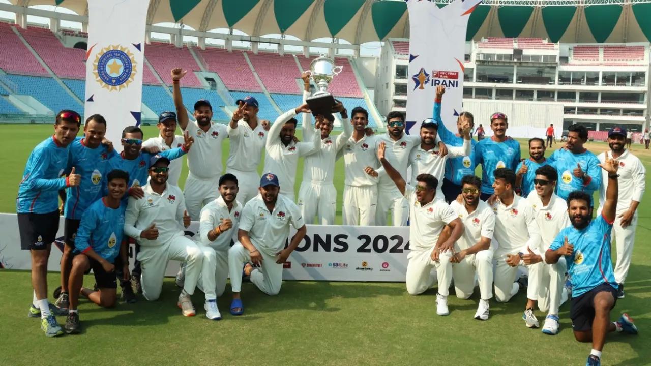 Kotian's century ends Mumbai's 27-year wait for Irani Cup