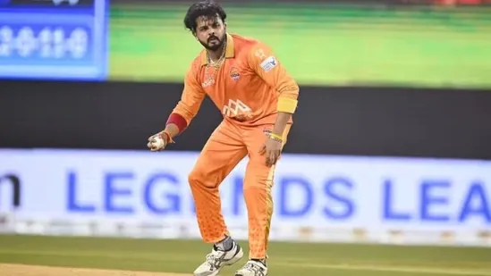 Sreesanth's audacious six recreates 'epic' Andre Nel moment during LLC, leaving Mohammad Kaif in disbelief