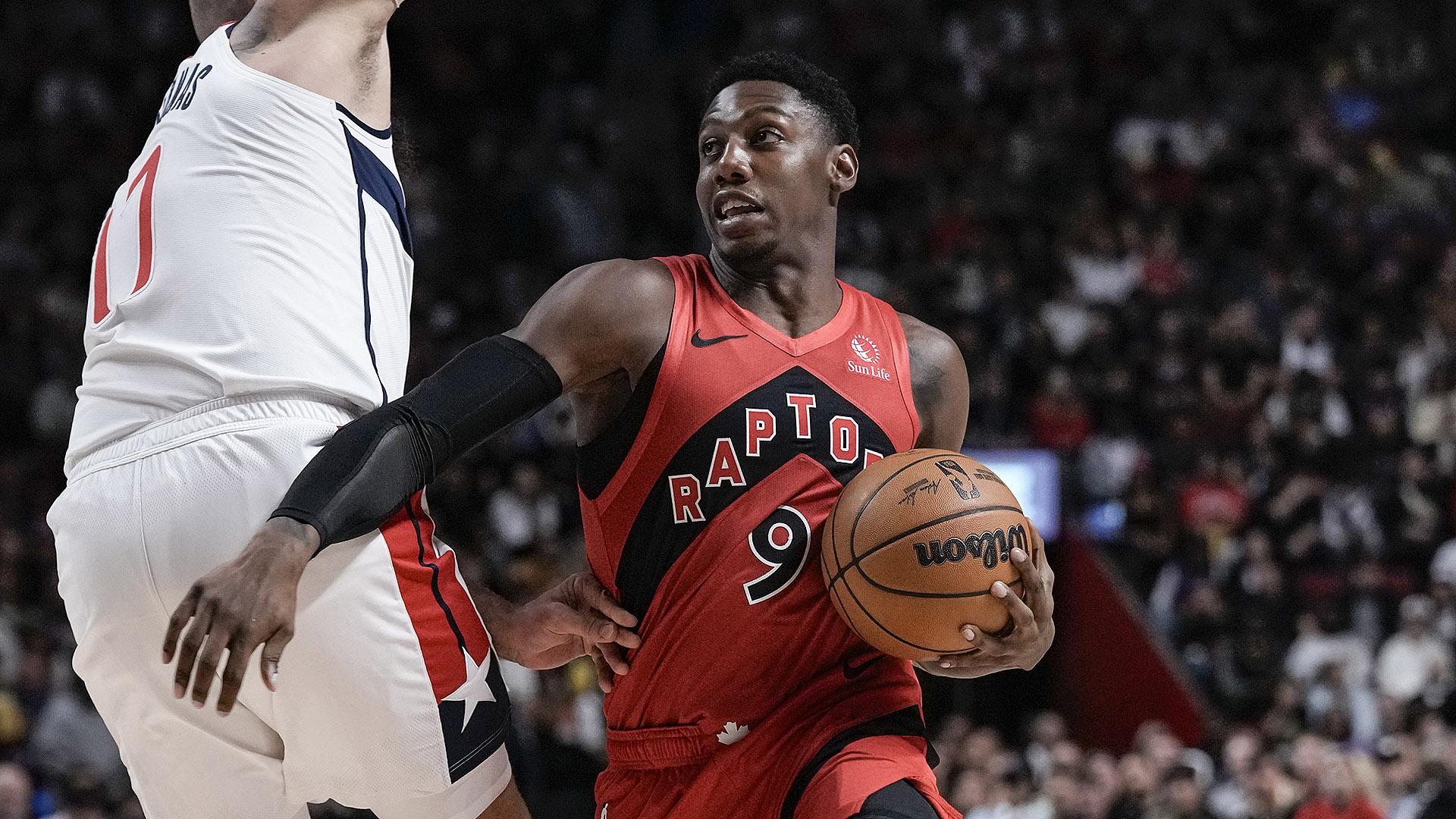 RJ Barrett of the Raptors to miss remainder of preseason with right shoulder injury.