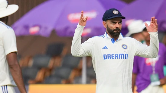 Virat Kohli stands out as the only Indian cricketer who did not celebrate Rachin Ravindra's wicket; controversial not-out decision triggers on-air debate