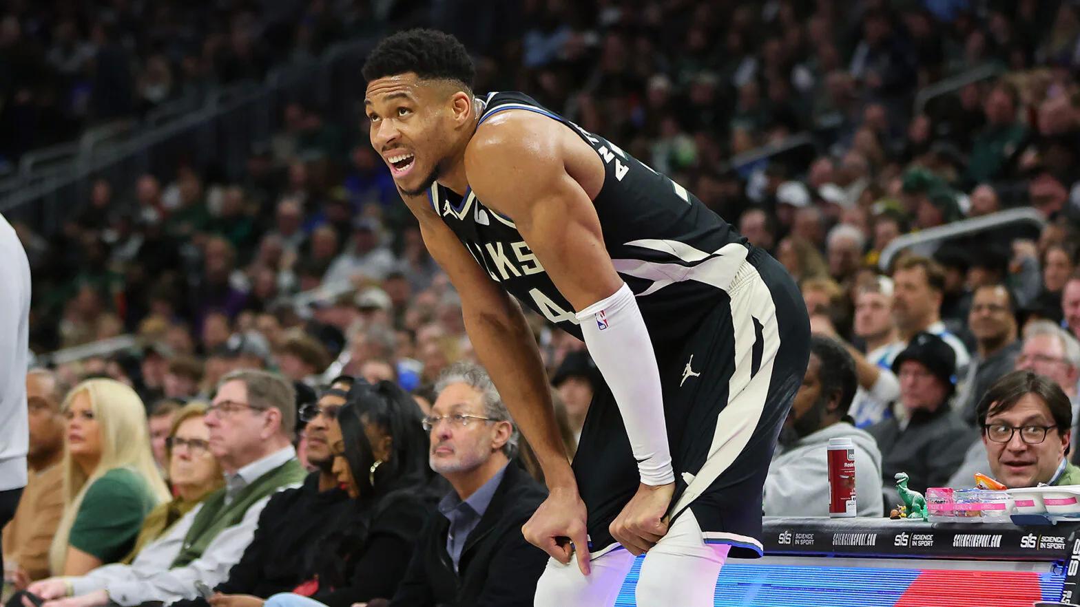 Giannis Antetokounmpo sidelined against Cavs due to strained adductor muscle