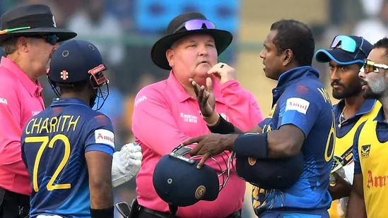 OTD: Angelo Mathews creates cricket history with first-ever 'timed out' dismissal