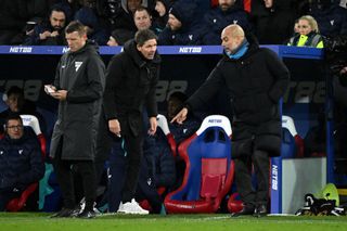 Oliver Glasner notes Manchester City's weaknesses as they languish at the bottom of the league, while his own team sits in fifth or sixth place