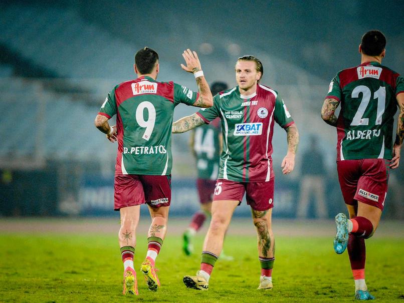 Alberto Rodriguez's Late Goal Secures Mohun Bagan Super Giant's 3-2 Victory Over Kerala Blasters