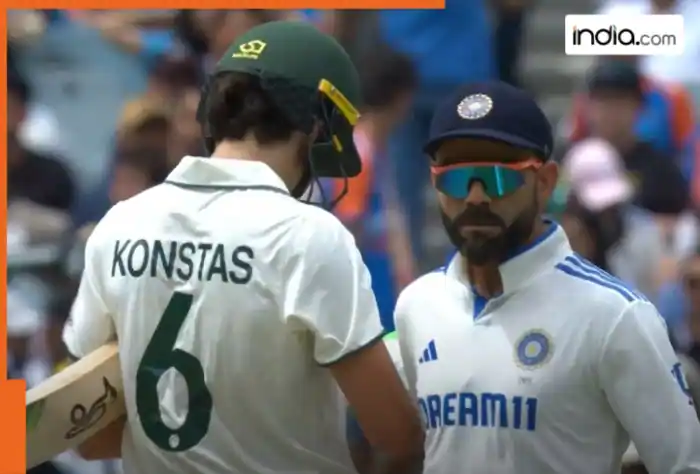 Sam Konstas recreates Virat Kohliâ€™s shoulder barge in fourth-inning chase, Watch the Video Now!